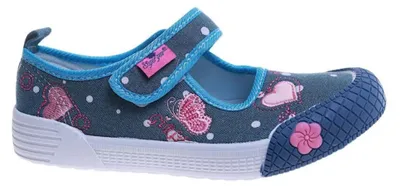 Produktbild von Kinder Klettverschluss Turnschuhe Jungen Mädchen Freizeitschuhe in Blau Amelis Gr.33