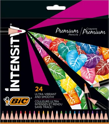 Image de BIC 967823 24 BIC INTENSITY Premium Buntstifte farbsortiert