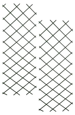Produktbild von Rankgitter aus Kunststoff, 2er Set, ausziehbar - 180 x 60 cm - Scherenspalier für Kletterpflanzen