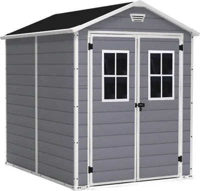 Produktbild von Gartenhäuschen - Premium 86 DPF grau