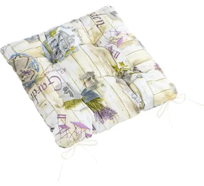 Obrázok produktu pre Prešívaný sedací vankúš EMA – 40 x 40 cm – fialový