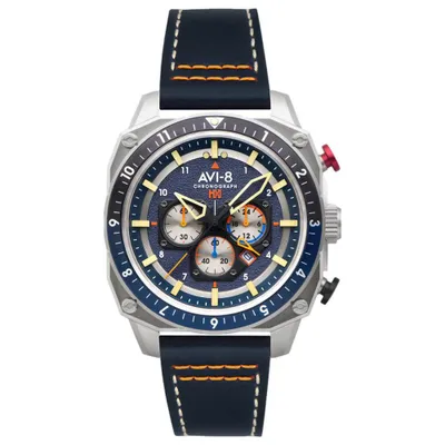 Obrázok produktu pre AVI-8 - AV-4100-02 - Náramkové hodinky - Pánske - Quartz - HAWKER HUNTER DUAL TIME