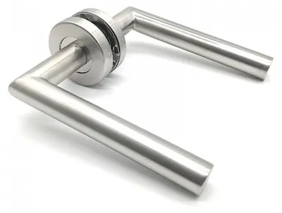 Immagine prodotto di LogistSystem Modern: maniglia in acciaio inossidabile per porte d'ingresso e porte interne - 63.402