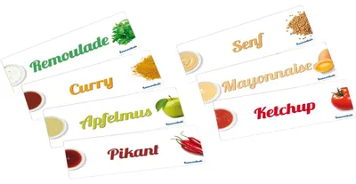 Produktbild von CONTACTO Etikettensatz Saucenkuh