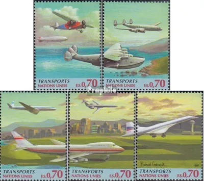 Produktbild von Briefmarken UNO - Genf 1997 Mi 314-318 (kompl.Ausg.) postfrisch Verkehrswesen