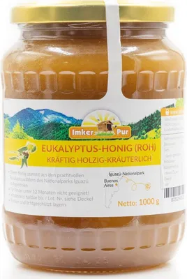 Produktbild von Eukalyptus-Honig (roh), 1 kg