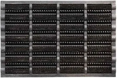 Produktbild von Fußmatte schwarz 60% Gum./40% Kokos L600xB400xS25mm