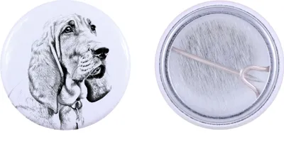 Obrázok produktu pre Redbone Coonhound – odznak s vaším psom, pridajte vlastnú fotografiu, značka Art-Dog