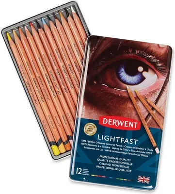 Produktbild von Derwent Lichtbeständiger Bleistift In Metallbox 12 Einheiten    One Size