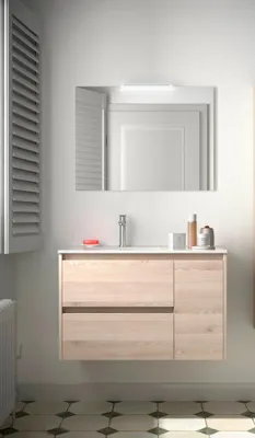 Produktbild von Noja Komplett-Set 850 2 Schubladen - Tür rechts Nature