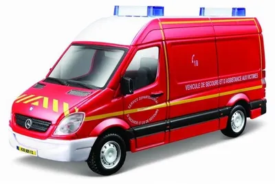 Produktbild von Bburago Mercedes-Benz Sprinter Feuerwehrwagen 1:50 Sammlerstück
