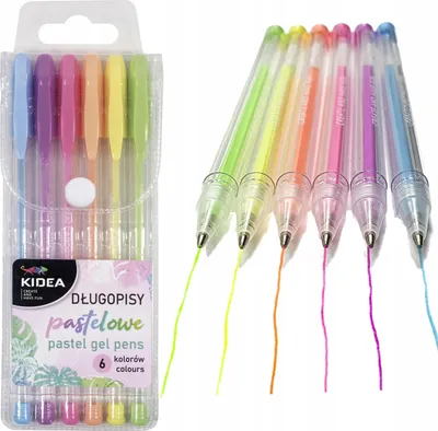 Produktbild von Pastellstift 6 Farben Kidea 0144