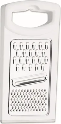 Produktbild von Ghidini Cipriano 8008636095027, Flache Reibe, Edelstahl, Weiß, Edelstahl, 124 mm, 28 mm, 275 mm