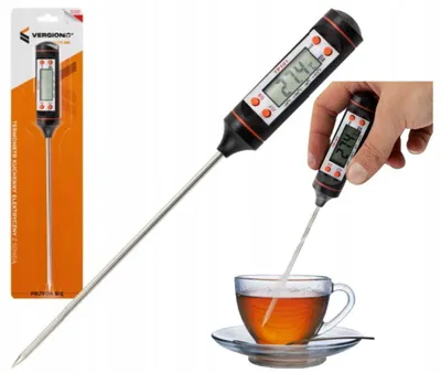 Image de Vergionic 7440 Thermomètre de cuisine, LCD, -50 °C à +300 °C