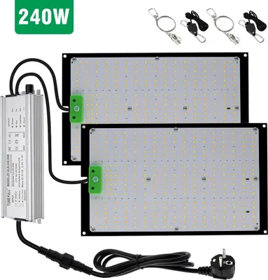 Obrázok produktu pre LED svetlo na rastliny, plné spektrum, stmievateľné, 240 W, EÚ