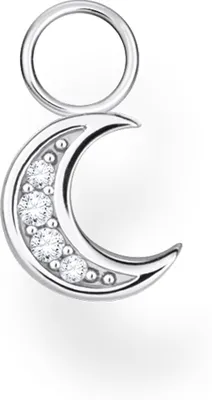 Produktbild von Thomas Sabo Einzel Ohrring Anhänger Mond silber EP003-051-14 Ohrringe