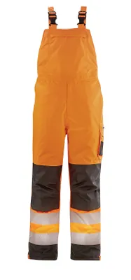 Produktbild von 4PROTECT® Warn-Winter-Wetterschutz-Latzhose ATLANTA Leuchtorange/Grau 6XL