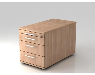 Produktbild von Rollcontainer TC30 RE, 80er Tiefe 42,8 x 51,2 x 80 cm, 1/2/3/3 HE
