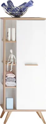 Obrázek produktu pro Midi skříňka do koupelny Pelipal Quickset 923 lesknoucí bílá 50,5 x 128 x 33 cm 923.015055