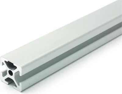 Produktbild von Länge 150mm - Design-Aluminiumprofil 20x20L 1 Nut verdeckt I-Typ Nut 5 (leicht), silber eloxiert. Aluminium Profil 20x20 Alu Profil 20 x 20 Systemprofil