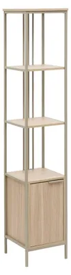 Produktbild von Regal „duna“, rechteckig, 35 x 35 cm, 1 tür, beige - 5 five simply smart