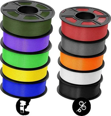 Obrázek produktu pro filament pro 3D tiskárny, materiál PLA, snadný tisk, PLA 10MIX02