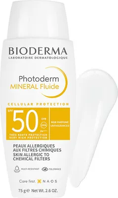 Produktbild von Bioderma Photoderm Mineral Fluid SPF 50+ PA++++ 75 g