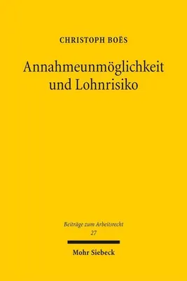 Obrázok produktu pre Annahmeunmöglichkeit und Lohnrisiko
