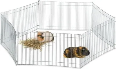 Obrázok produktu pre Voľný výbeh pre malé zvieratá strieborný