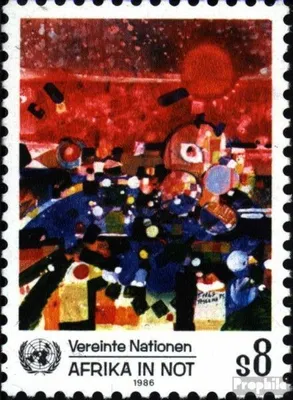 Produktbild von Briefmarken UNO - Wien 1986 Mi 55 (kompl.Ausg.) gestempelt Afrika in Not