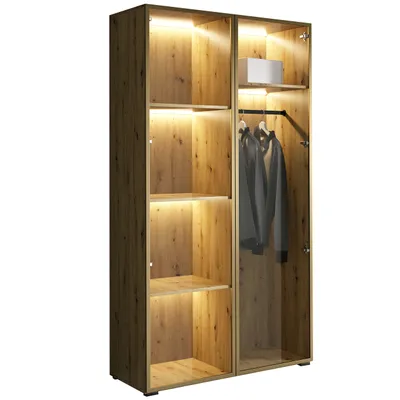 Produktbild von Kleiderschrank VITRUM 100 eiche artisan / golden