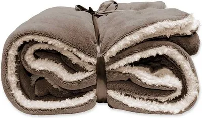 Produktbild von Unique Living | Lars /Velours Plaid 150x200cm taupe