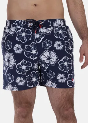 Image de Short de bain pour homme Frozen Cape RIBEIRA FCA-75-255114, bleu foncé imprimé, taille L