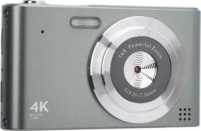 Obrázek produktu pro Digitální fotoaparát, 16x zoom, 4K, 48 MP, 2,4palcová obrazovka IPS, záznam videa proti otřesům, kompaktní na cesty, s bleskem, zelený