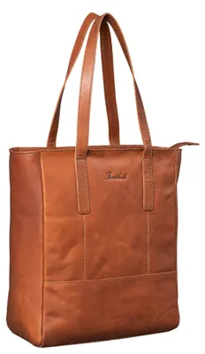 Produktbild von Benthill Damen Shopper Leder - Ladies Bag Beutel aus echtem Rindsleder - Große Vintage Umhängetasche - Schulterbeutel / Schultertasche - Weiche Handtasche