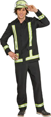 Produktbild von Feuerwehrmann Feuerwehr Einsatzuniform 2-tlg. Karneval Fasching Kostüm 46/48