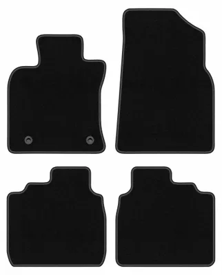 Image de Tapis de sol en moquette pour Lexus ES VII 2017- (berline) – jeu 4 pièces, noirs, sur mesure – Wielganizator BASIC