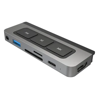 Produktbild von Hyper Drive 6-in-1 Media USB Type-C silber Dockingstation