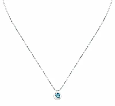 Immagine prodotto di Graziosa collana in argento con topazio semiprezioso SAXN06
