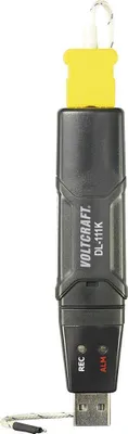 Produktbild von VOLTCRAFT DL-111K Temperatur-Datenlogger Messgröße Temperatur -200 bis 1370 °C