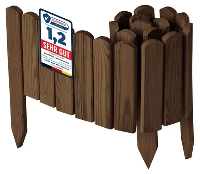 Productafbeelding van Flexibele Houten Rollborder voor Tuin en Bloembedden