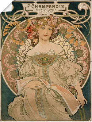 Produktbild von ARTland Poster Plakat für F. Champenois. 1897 Größe: 45x60 cm