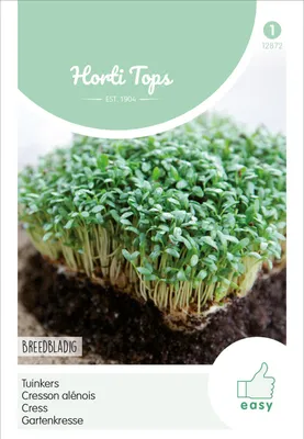 Produktbild von Gartenkresse Grossblättrige | Kressesamen von Hortitops