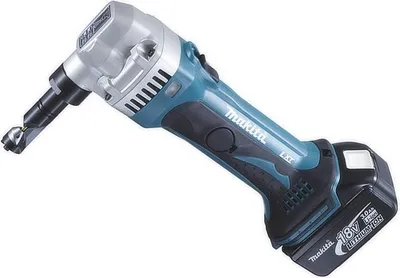 Zdjęcie produktu dla Nożyce skokowe do blachy akumulatorowe 18V z akumulatorem DJN161RFJ Makita