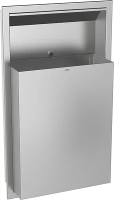 Obrázek produktu pro Odpadkový koš KWC AR, RODAN, nerezová ocel, 408x690x169 mm, zapuštěný, cca 23 l
