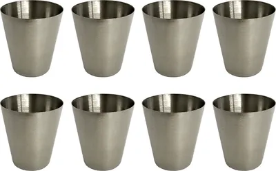 Produktbild von 8er Set Schnapsgläser 2cl | Pinnchen Shotgläser | Shot Glas Stamper | Schnaps-Becher Partygläser
