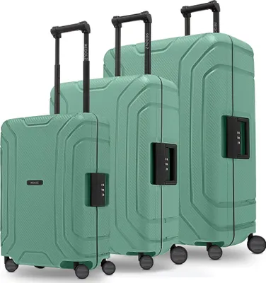 Produktbild von Redolz Essentials 15 4-Rollen Kofferset 3-tlg. mit Dreipunkt-Verschluss
