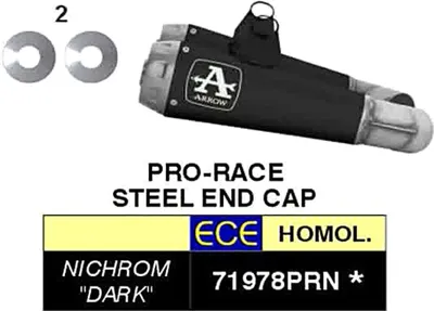 Obrázek produktu pro ARROW Pro-Race Dark Nichrom Slip-On výfuk pro Ducati Hypermotard 698 Mono