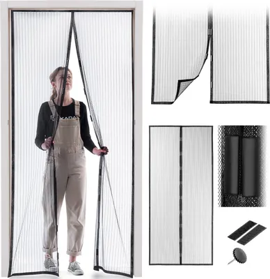 Immagine prodotto di KADAX Zanzariera magnetica per porta 210 x 100 cm