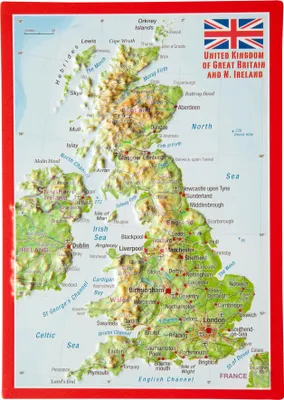 Produktbild von Reliefpostkarte Great Britain
